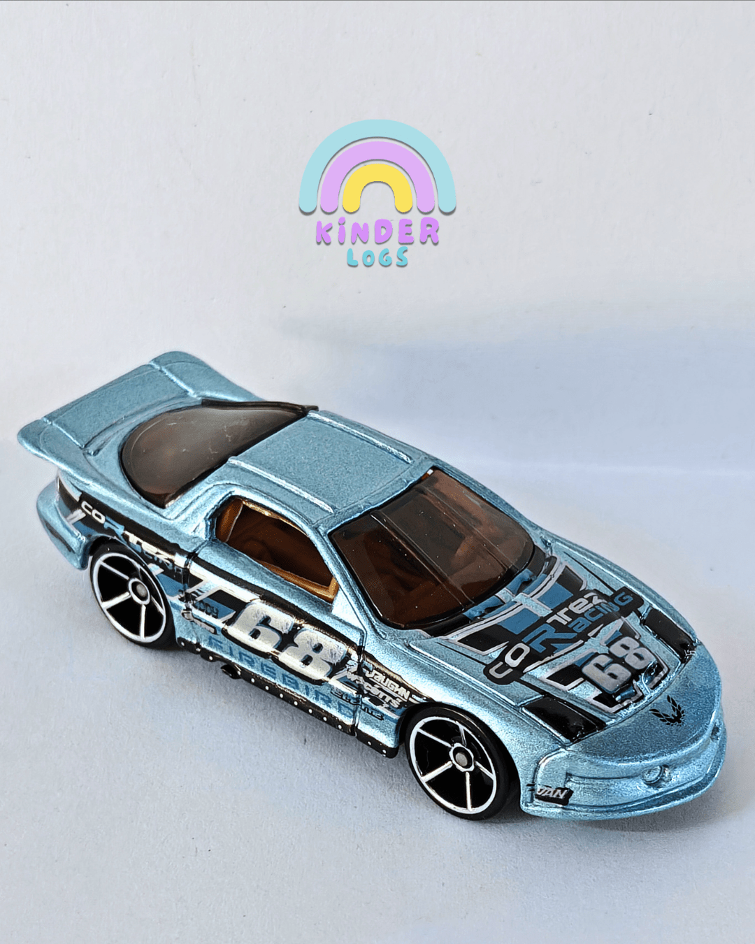 Hot Wheels Pontiac IROC Firebird Cortez Racing (Uncarded - New) - Kinder Logs