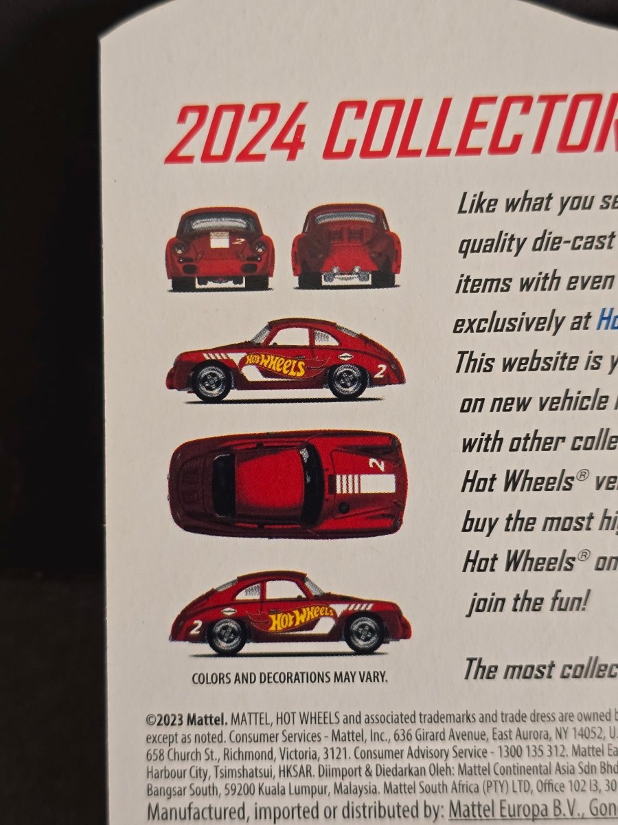 Hot Wheels Porsche 356 Outlaw - 2024 Collector Edition - Kinder Logs