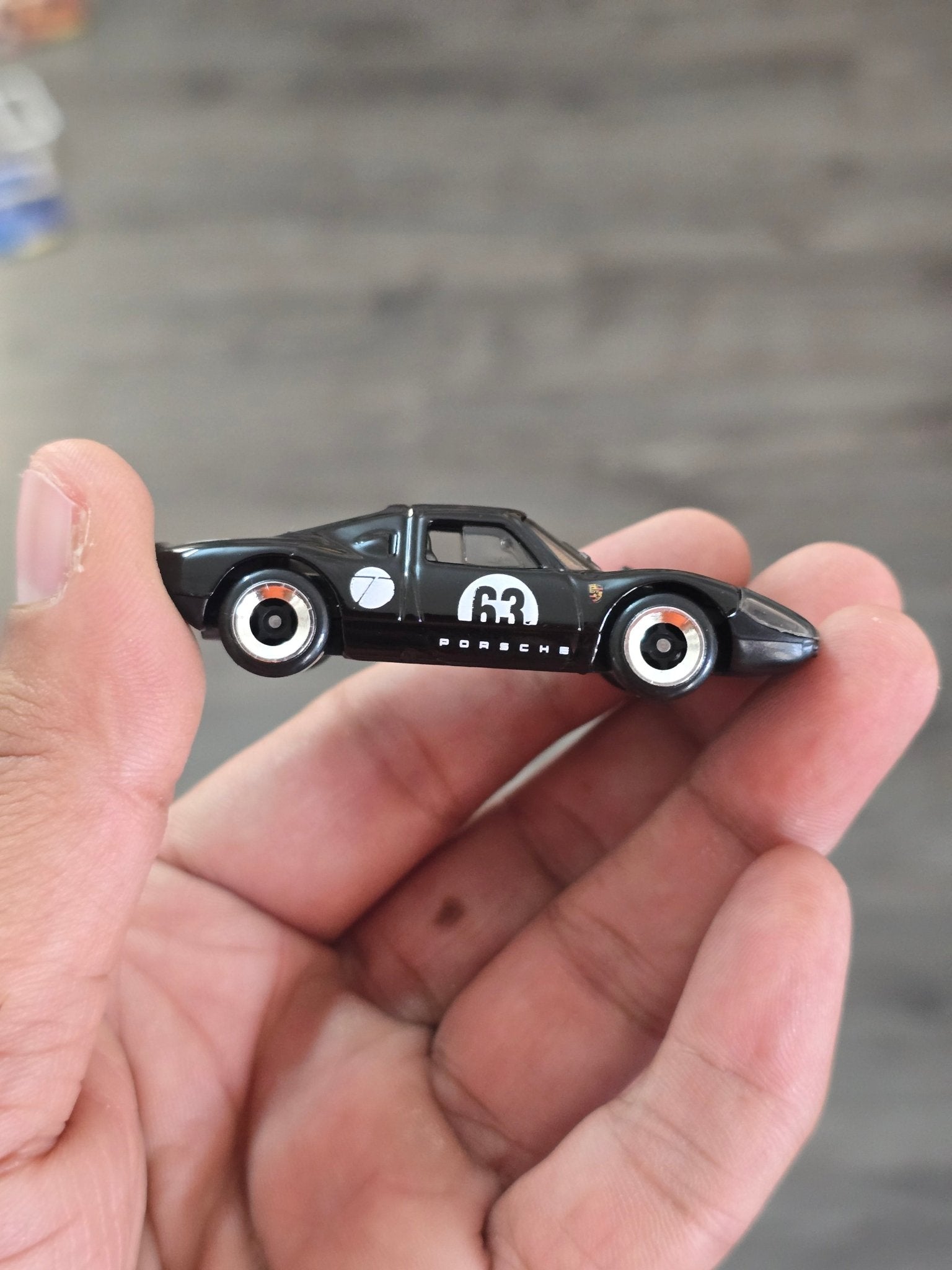 Hot Wheels Porsche 904 Carrera GTS - Black (Uncarded - New) - Kinder Logs