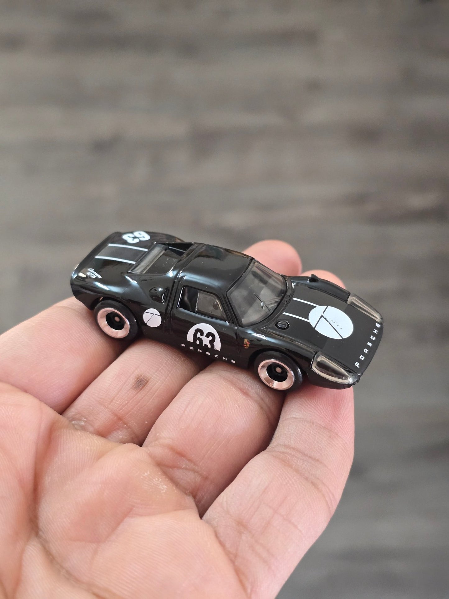 Hot Wheels Porsche 904 Carrera GTS - Black (Uncarded - New) - Kinder Logs