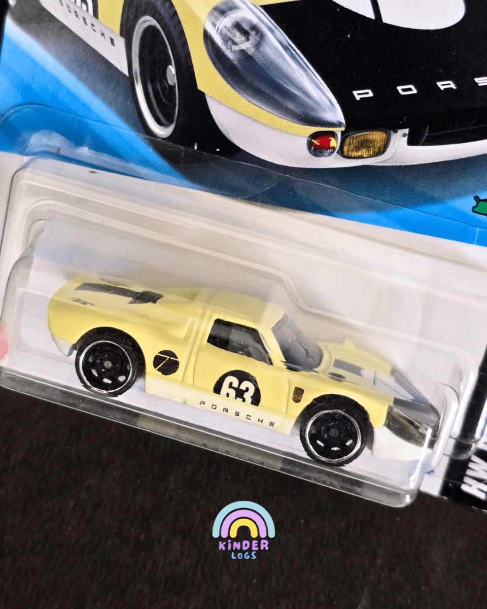 Hot Wheels Porsche 904 Carrera GTS - Light Yellow (Imported) - Kinder Logs