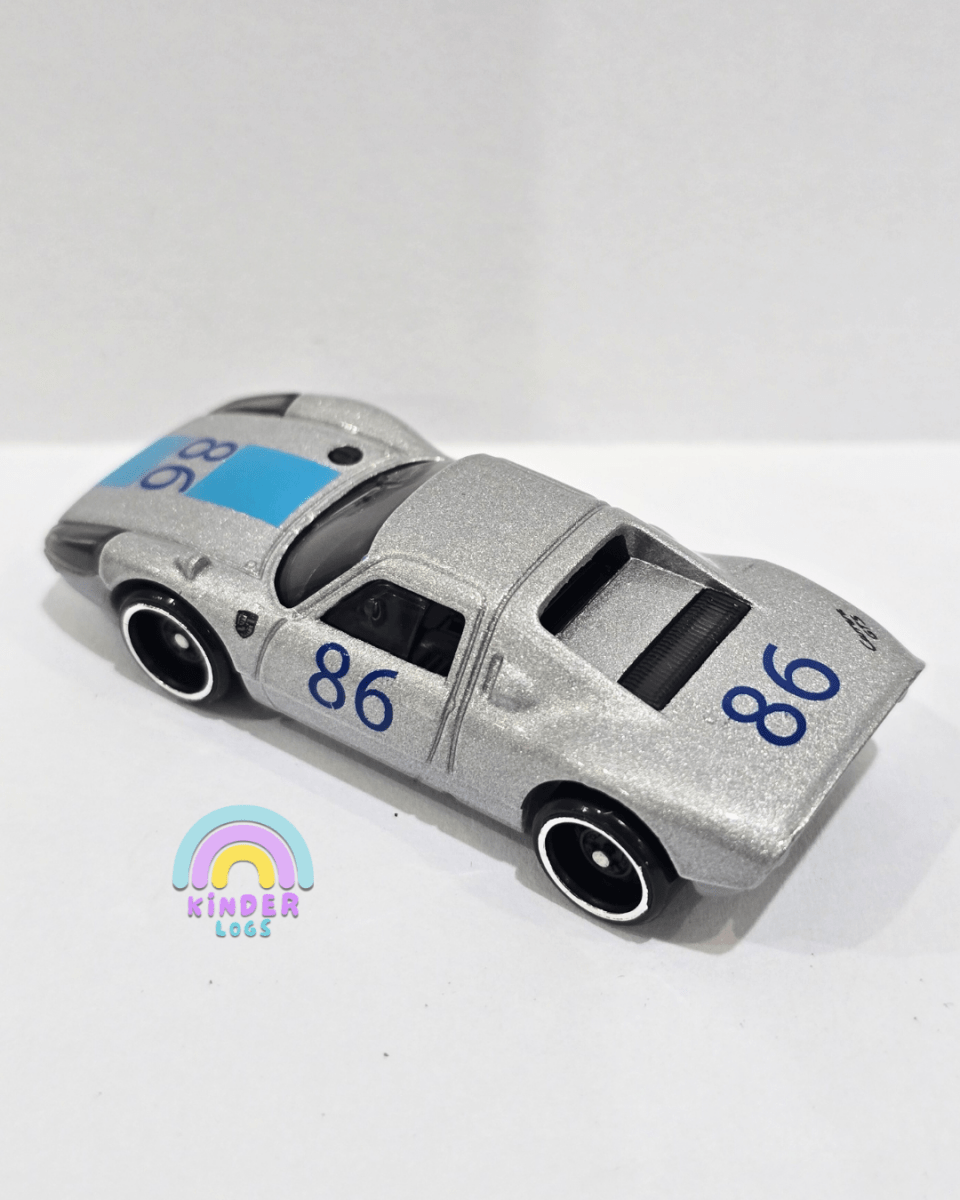 Hot Wheels Porsche 904 Carrera GTS - Silver (Uncarded) - Kinder Logs