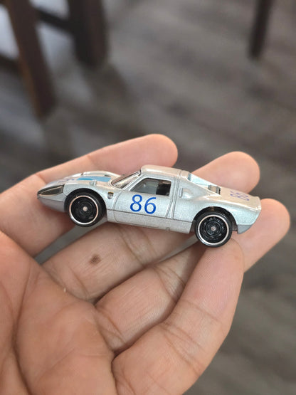 Hot Wheels Porsche 904 Carrera GTS - Silver (Uncarded - New) - Kinder Logs
