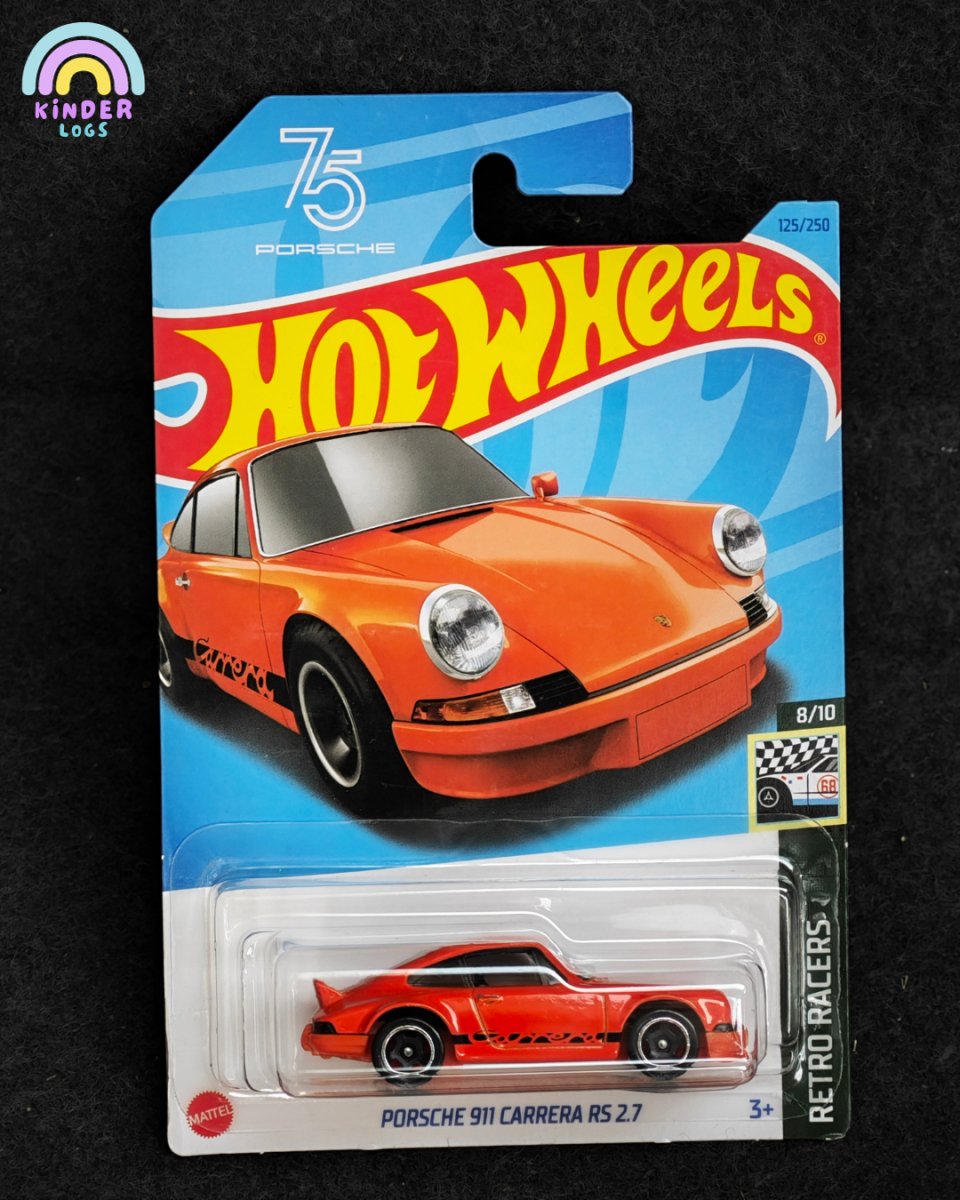 Hot Wheels Porsche 911 Carrera RS 2.7 - Kinder Logs