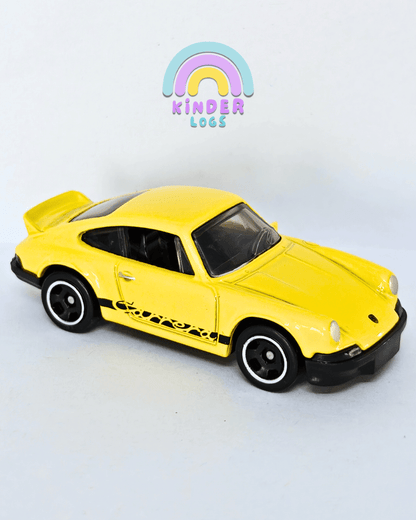 Hot Wheels Porsche 911 Carrera RS 2.7 - Yellow (Uncarded - New) - Kinder Logs