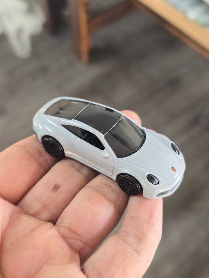 Hot Wheels Porsche 911 Carrera T - Grey (Uncarded - New) - Kinder Logs