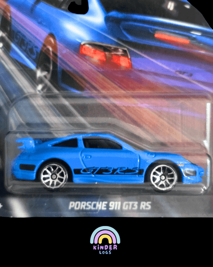 Hot Wheels Porsche 911 GT3 RS - Fast & Furious (Silver Series) - Kinder Logs
