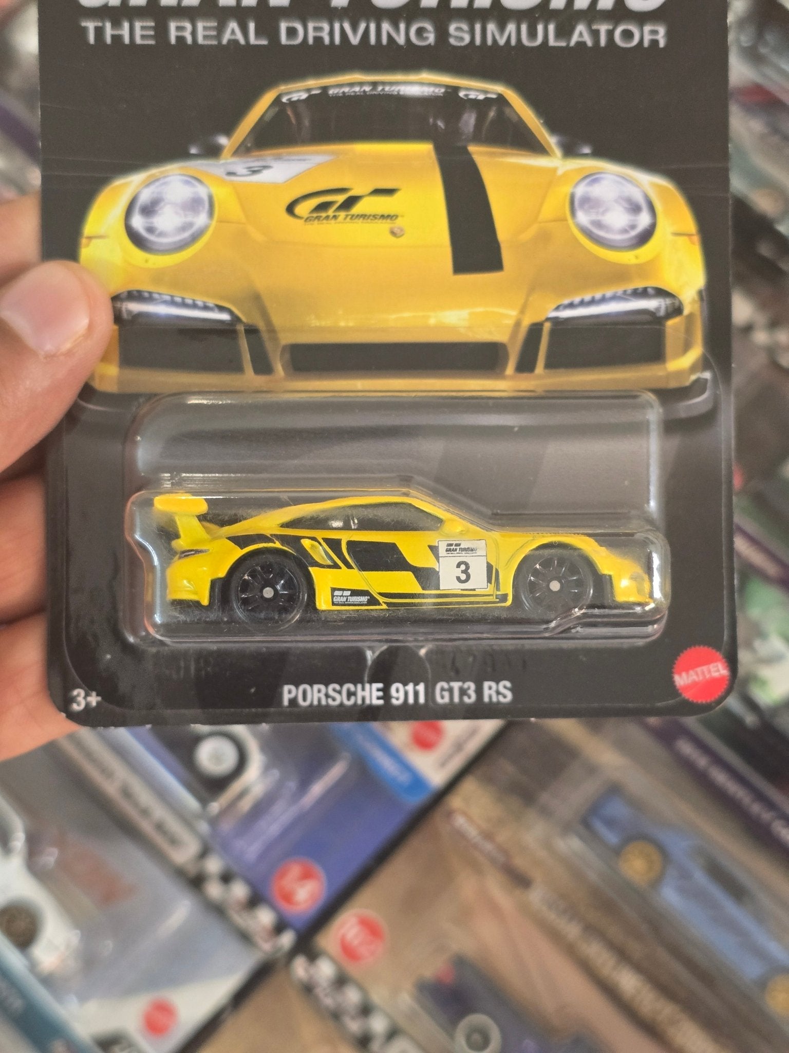 Hot Wheels Porsche 911 GT3 RS - Gran Turismo Series (Imported) - Kinder Logs