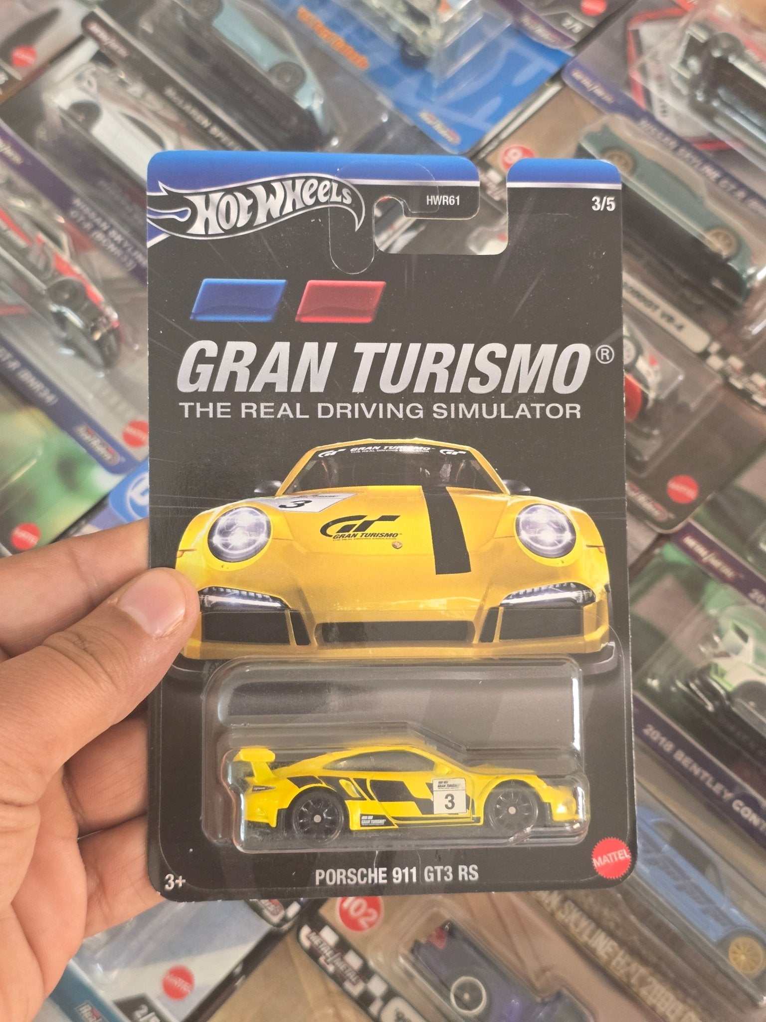 Hot Wheels Porsche 911 GT3 RS - Gran Turismo Series (Imported) - Kinder Logs