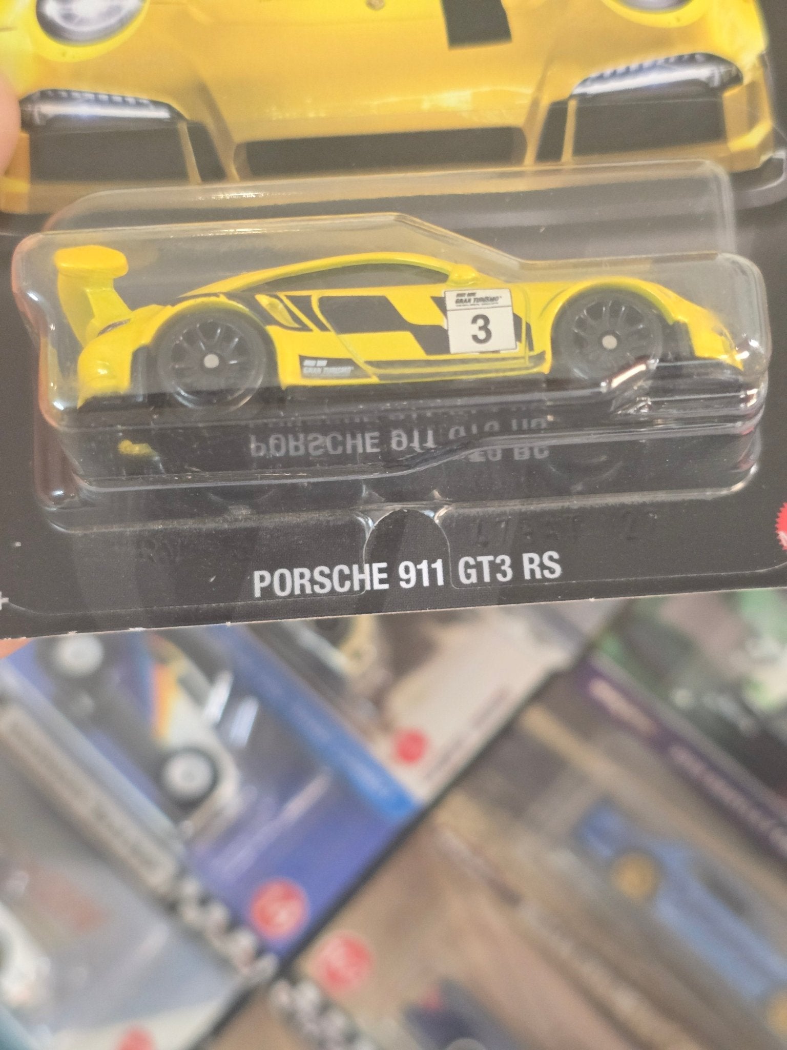 Hot Wheels Porsche 911 GT3 RS - Gran Turismo Series (Imported) - Kinder Logs