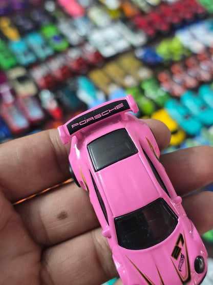 Hot Wheels Porsche 911 GT3 RS - Pink (Uncarded - New) - Kinder Logs