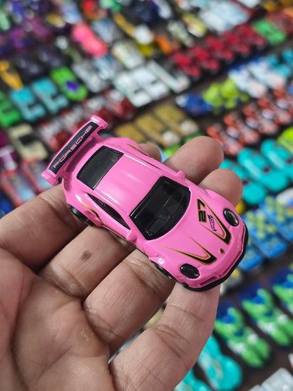 Hot Wheels Porsche 911 GT3 RS - Pink (Uncarded - New) - Kinder Logs