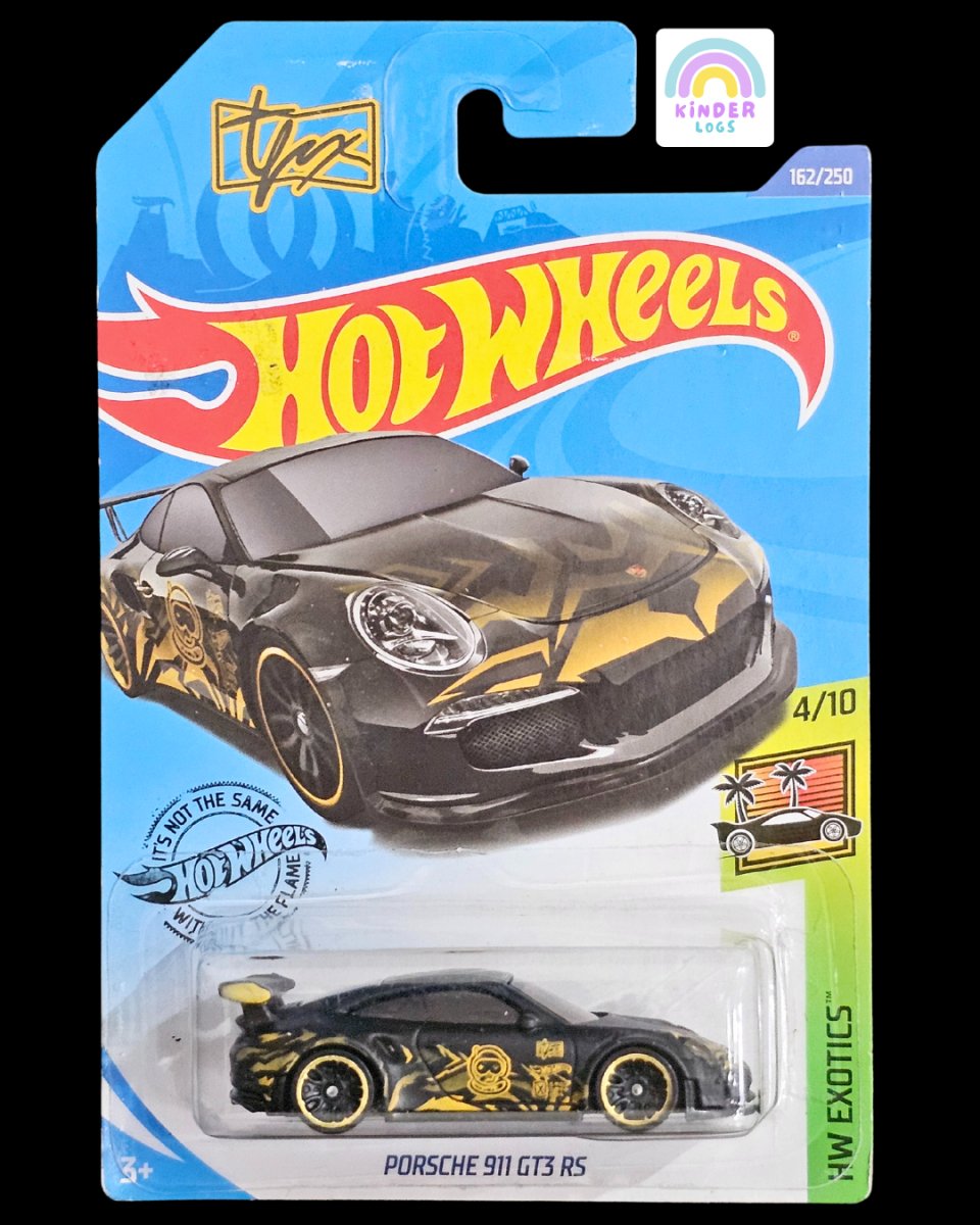 Hot Wheels Porsche 911 GT3 RS Tanner Fox - Kinder Logs