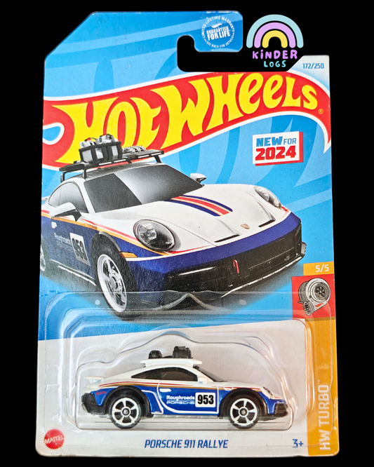 Hot Wheels Porsche 911 Rallye (Imported) - Kinder Logs