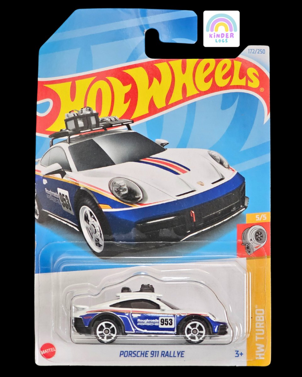 Hot Wheels Porsche 911 Rallye - Turbo Cars (N Case) - Kinder Logs