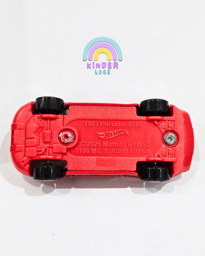 Hot Wheels Porsche 928S - Red (Uncarded - New) - Kinder Logs