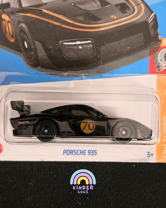 Hot Wheels Porsche 935 - Black 70 (Imported) - Kinder Logs