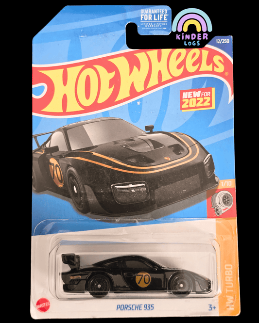 Hot Wheels Porsche 935 - Black 70 (Imported) - Kinder Logs
