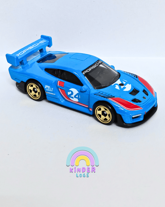 Hot Wheels Porsche 935 - Blue Imported (Uncarded - New) - Kinder Logs