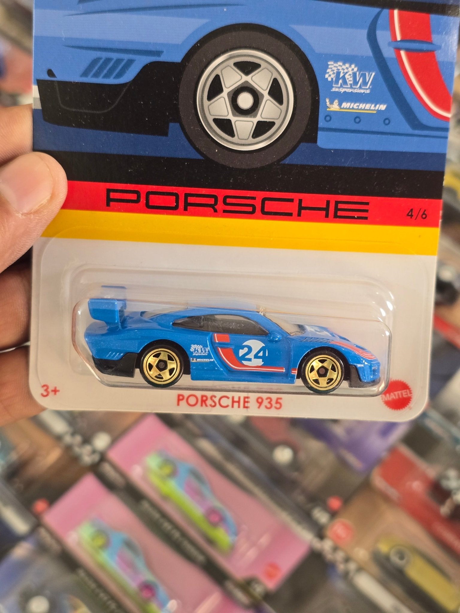 Hot Wheels Porsche 935 - Porsche Series (Imported) - Kinder Logs