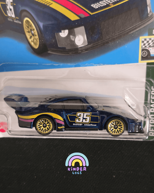 Hot Wheels Porsche 935 With Gold Wheels 35 (Imported) - Kinder Logs