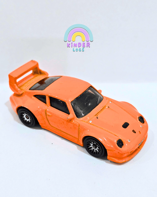 Hot Wheels Porsche 993 GT2 Widebody (X8240) - Orange (Used Car) - Kinder Logs