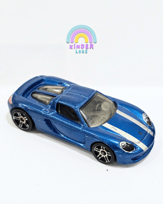 Hot Wheels Porsche Carrera GT - Blue (Used Car) - Kinder Logs