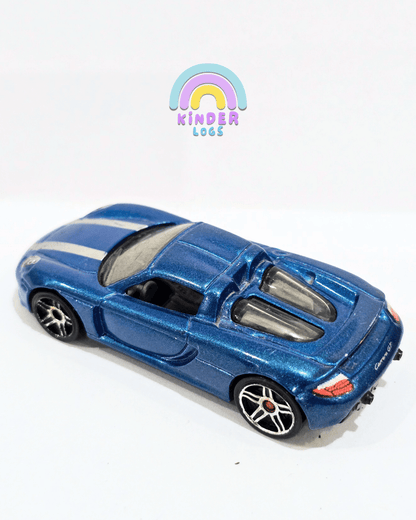 Hot Wheels Porsche Carrera GT - Blue (Used Car) - Kinder Logs