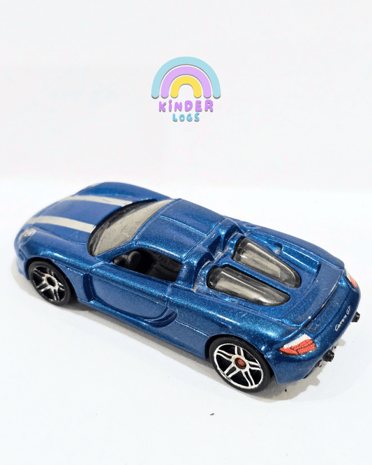 Hot Wheels Porsche Carrera GT - Blue (Used Car) - Kinder Logs