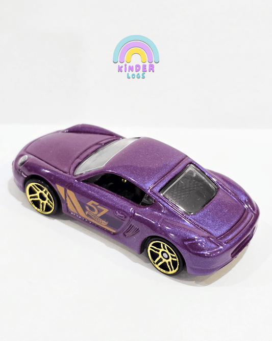 Hot Wheels Porsche Cayman S - 57th Anniversary (Uncarded) - Kinder Logs