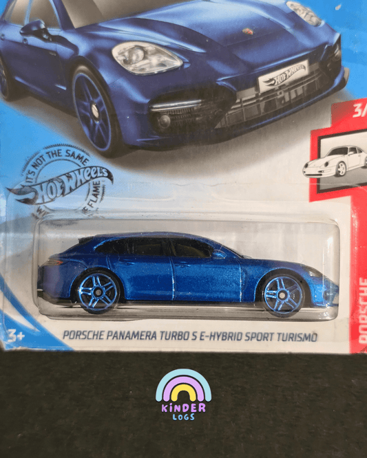 Hot Wheels Porsche Panamera Turbo S (Blue) - Kinder Logs