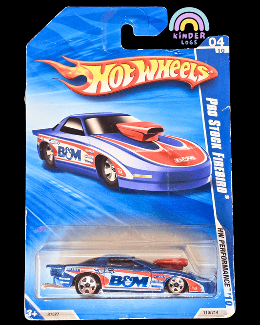 Hot Wheels Pro Stock Firebird B&M - Blue (Imported) - Kinder Logs