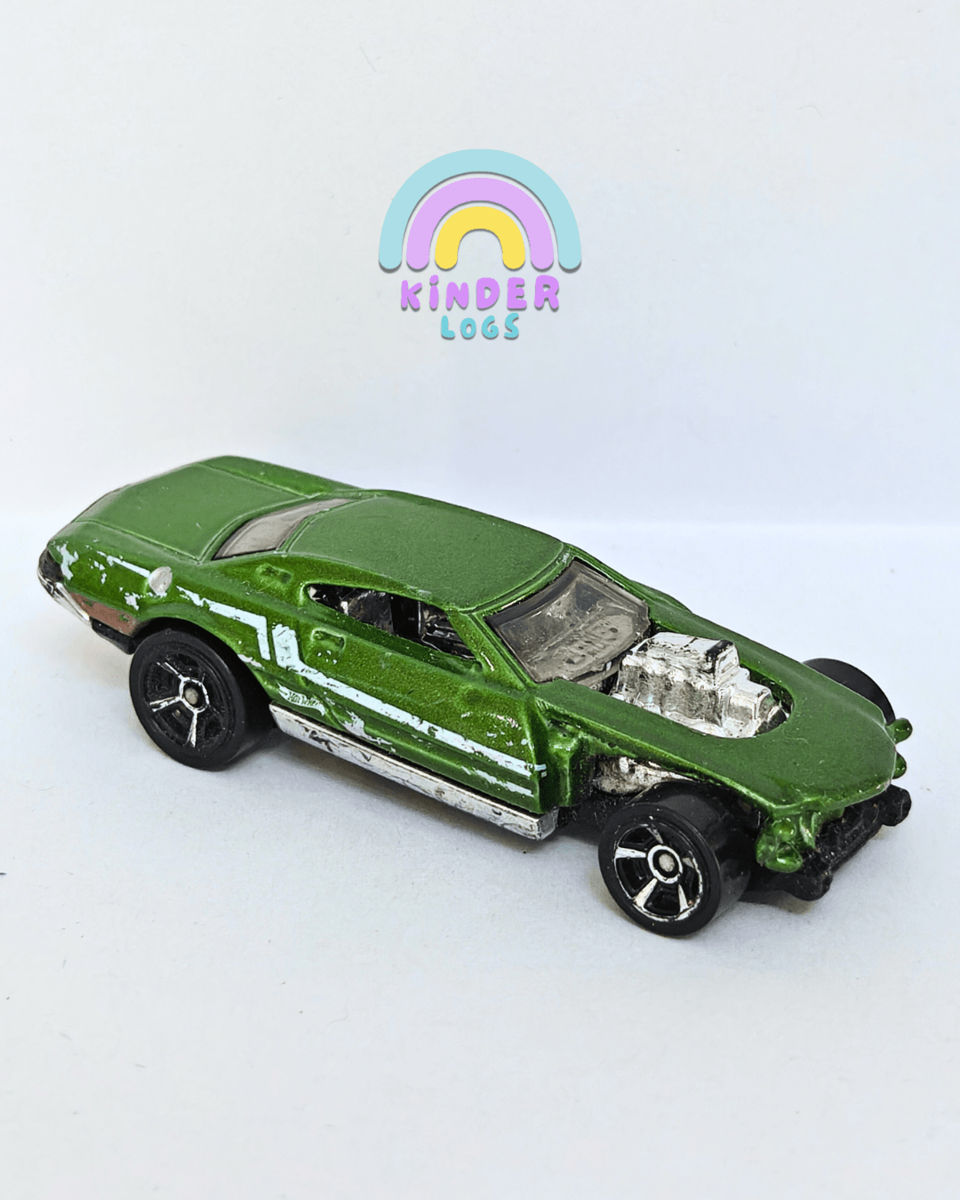 Hot Wheels Project Speeder - Green (Pre - Owned Car) - Kinder Logs