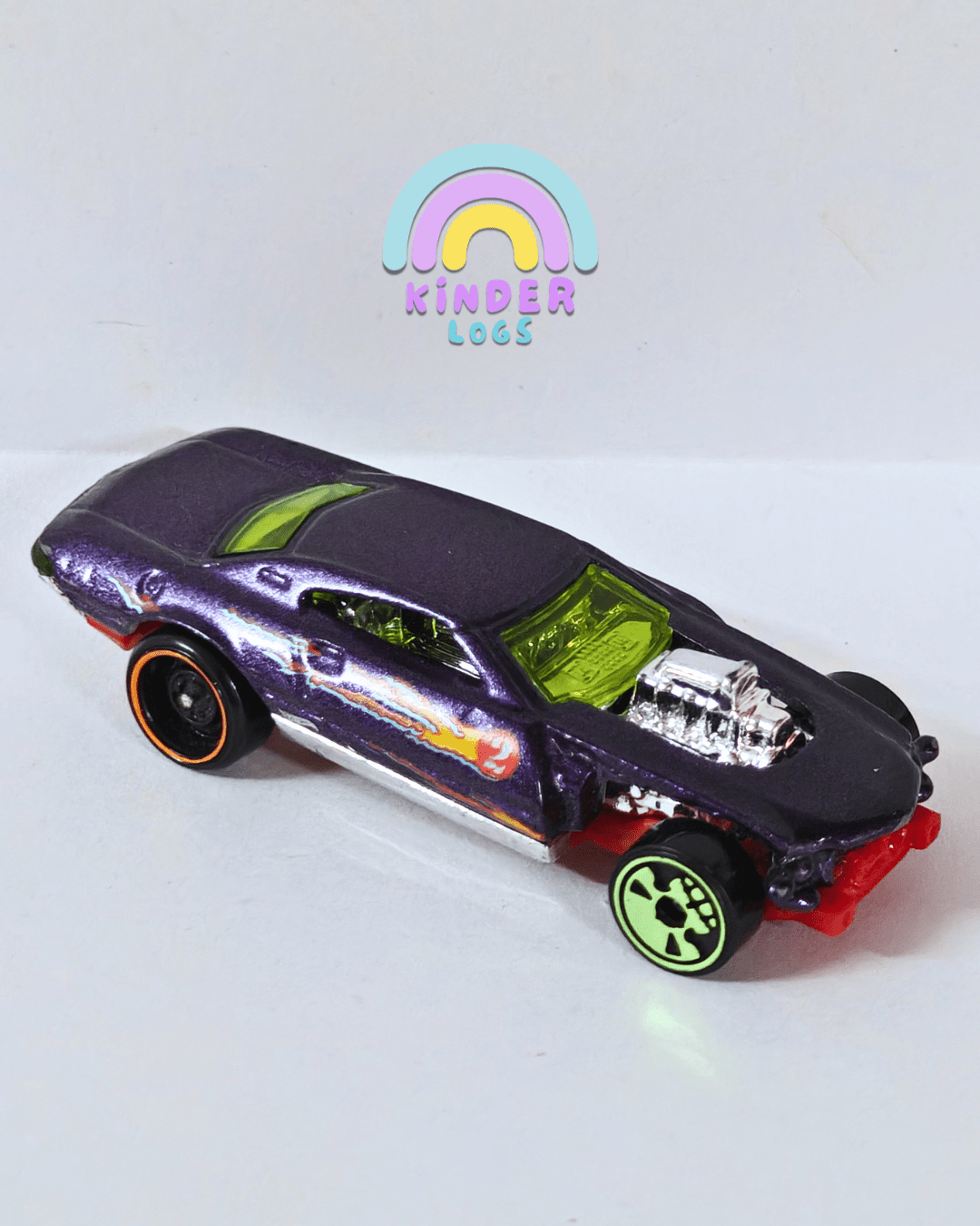 Hot Wheels Project Speeder - Purple (Uncarded - New) - Kinder Logs