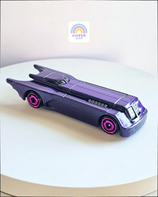 Hot Wheels Purple Batmobile - The Animated Series (Uncarded) - Kinder Logs