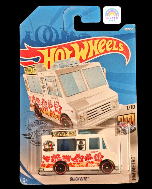 Hot Wheels Quick Bite Shave Ice Food Truck - Kinder Logs