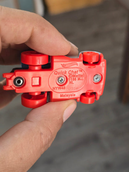 Hot Wheels Quick Chat - Grey (Uncarded - New) - Kinder Logs