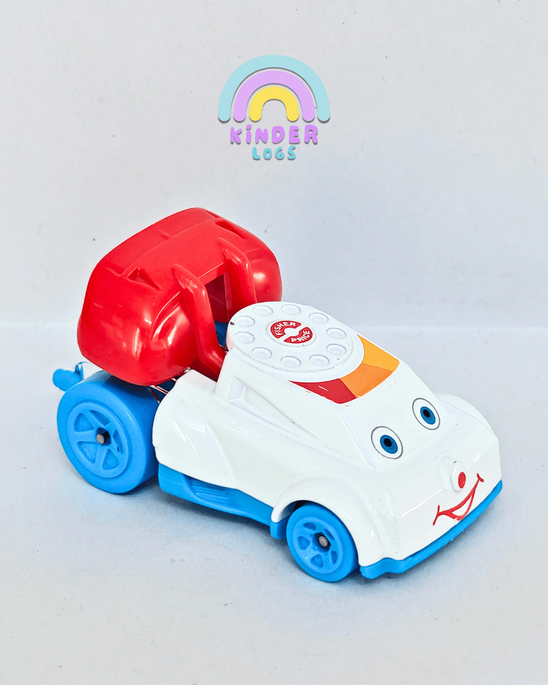 Hot Wheels Quick Chat - White (Uncarded - New) - Kinder Logs