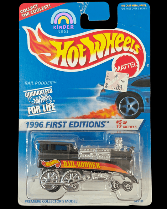Hot Wheels Rail Rodder - Creased Card (Imported) - Kinder Logs