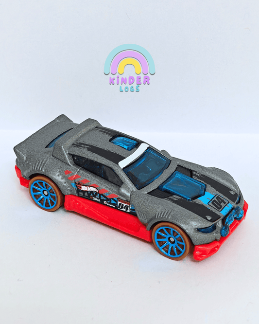 Hot Wheels Rally Cat - Grey (Uncarded - New) - Kinder Logs