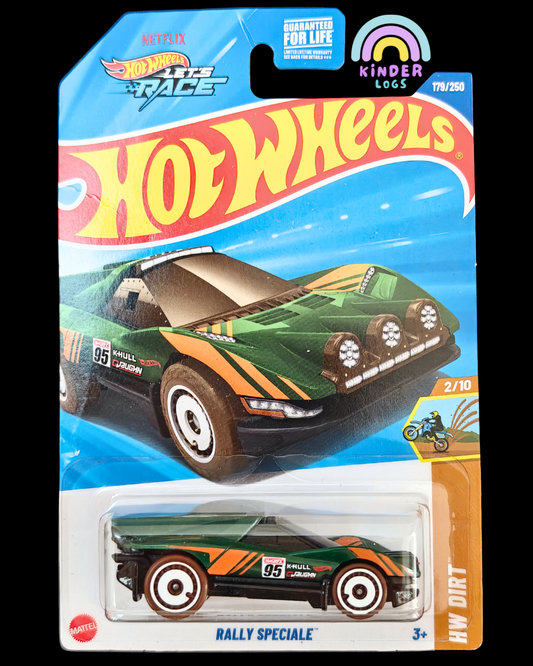 Hot Wheels Rally Speciale - Dark Green (Imported) - Kinder Logs