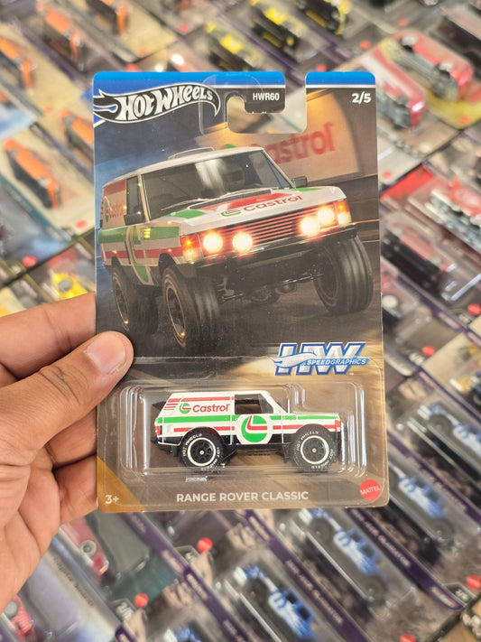 Hot Wheels Range Rover Classic Castrol Edition (Imported) - Kinder Logs