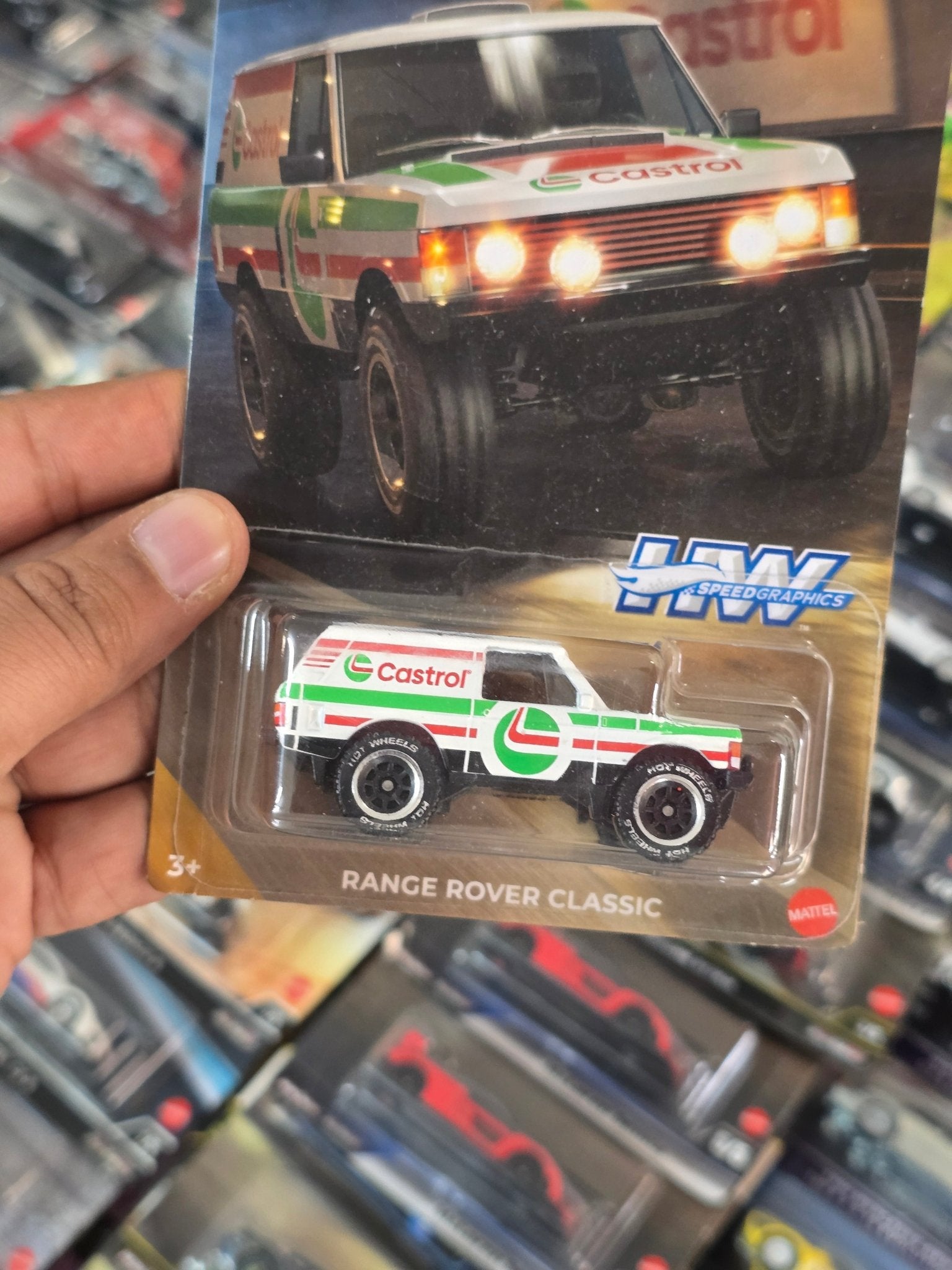 Hot Wheels Range Rover Classic Castrol Edition (Imported) - Kinder Logs