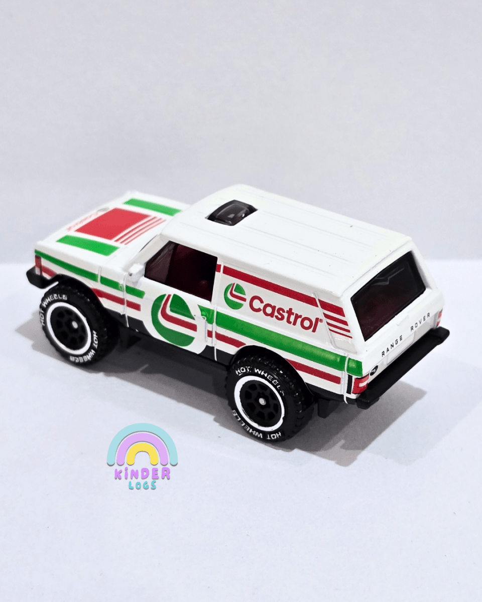 Hot Wheels Range Rover Classic - White (Uncarded) - Kinder Logs