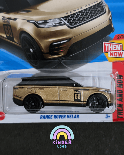 Hot Wheels Range Rover Velar 68 Edition - Gold (Imported) - Kinder Logs