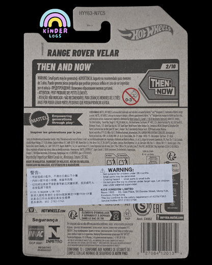 Hot Wheels Range Rover Velar 68 Edition - Gold (Imported) - Kinder Logs