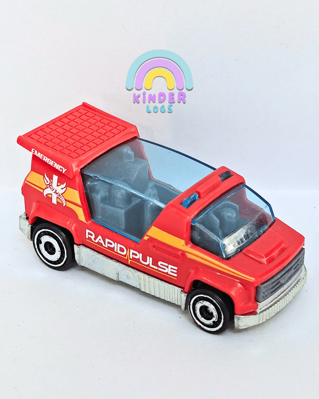 Hot Wheels Rapid Pulse - Red (Pre - Owned Car) - Kinder Logs