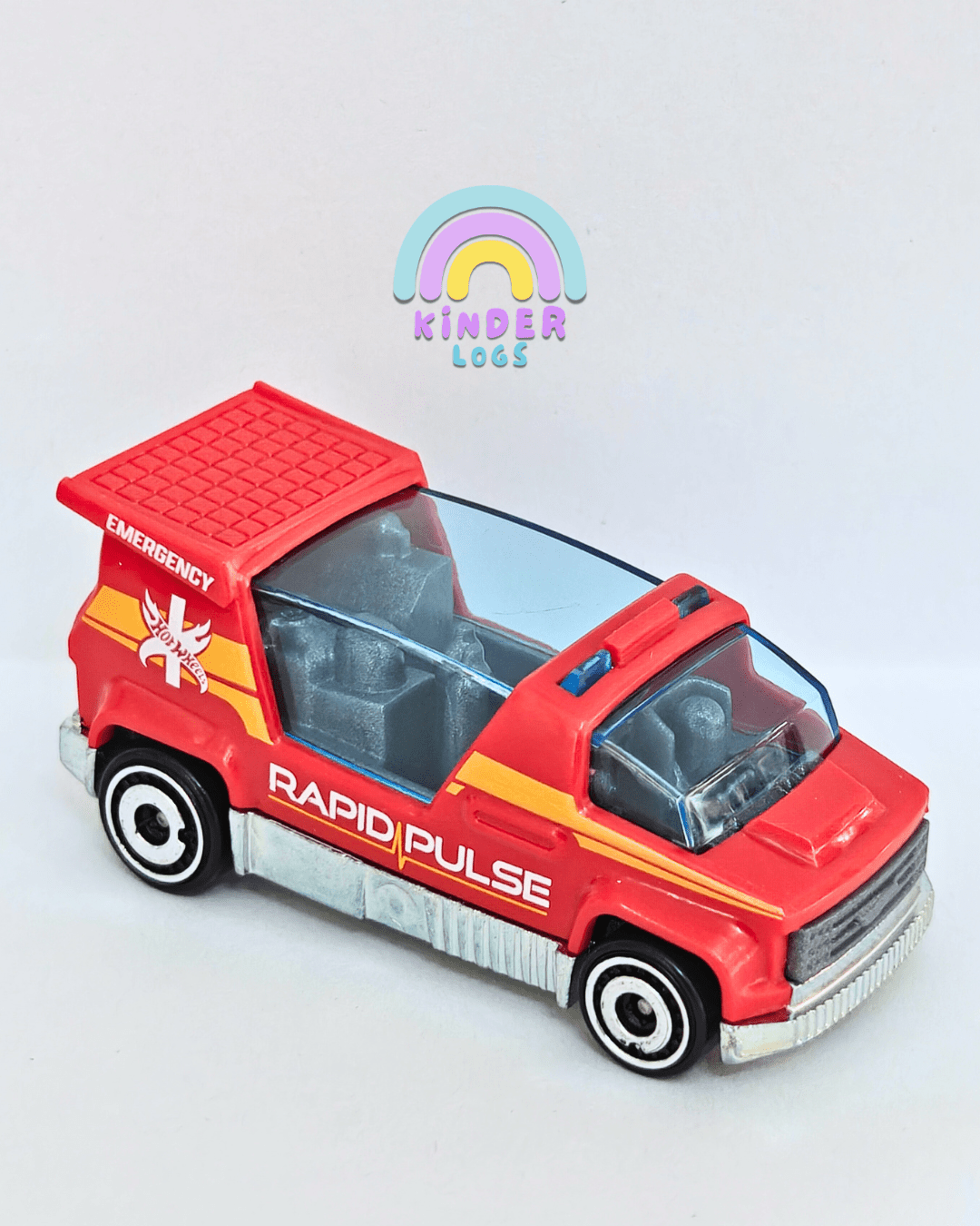 Hot Wheels Rapid Pulse - Red (Uncarded - New) - Kinder Logs
