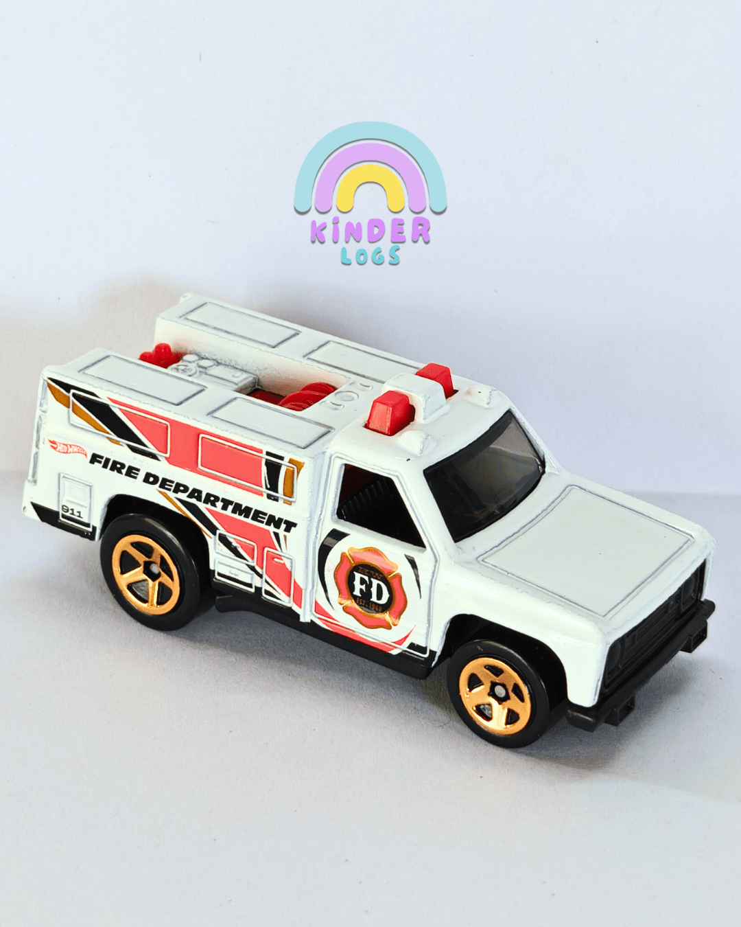 Hot Wheels Rapid Responder - HW Fire Department (Uncarded - New) - Kinder Logs