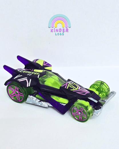 Hot Wheels RD - 06 X - Raycers - Purple (Uncarded - New) - Kinder Logs